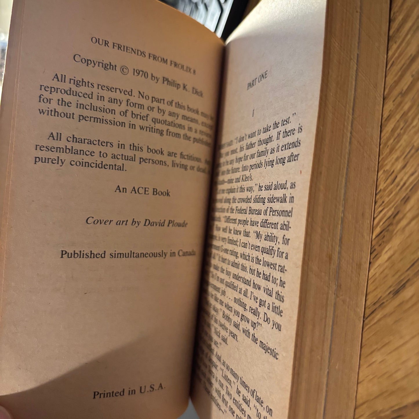 Philip K. Dick - Our Friends from Frolix 8 - First Edition Paperback