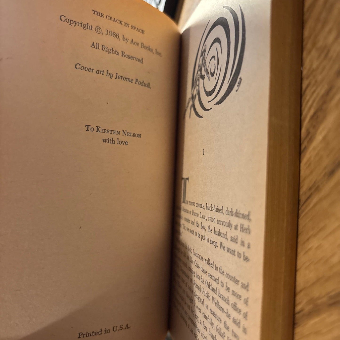 Philip K. Dick - The Crack in Space - First Edition Paperback