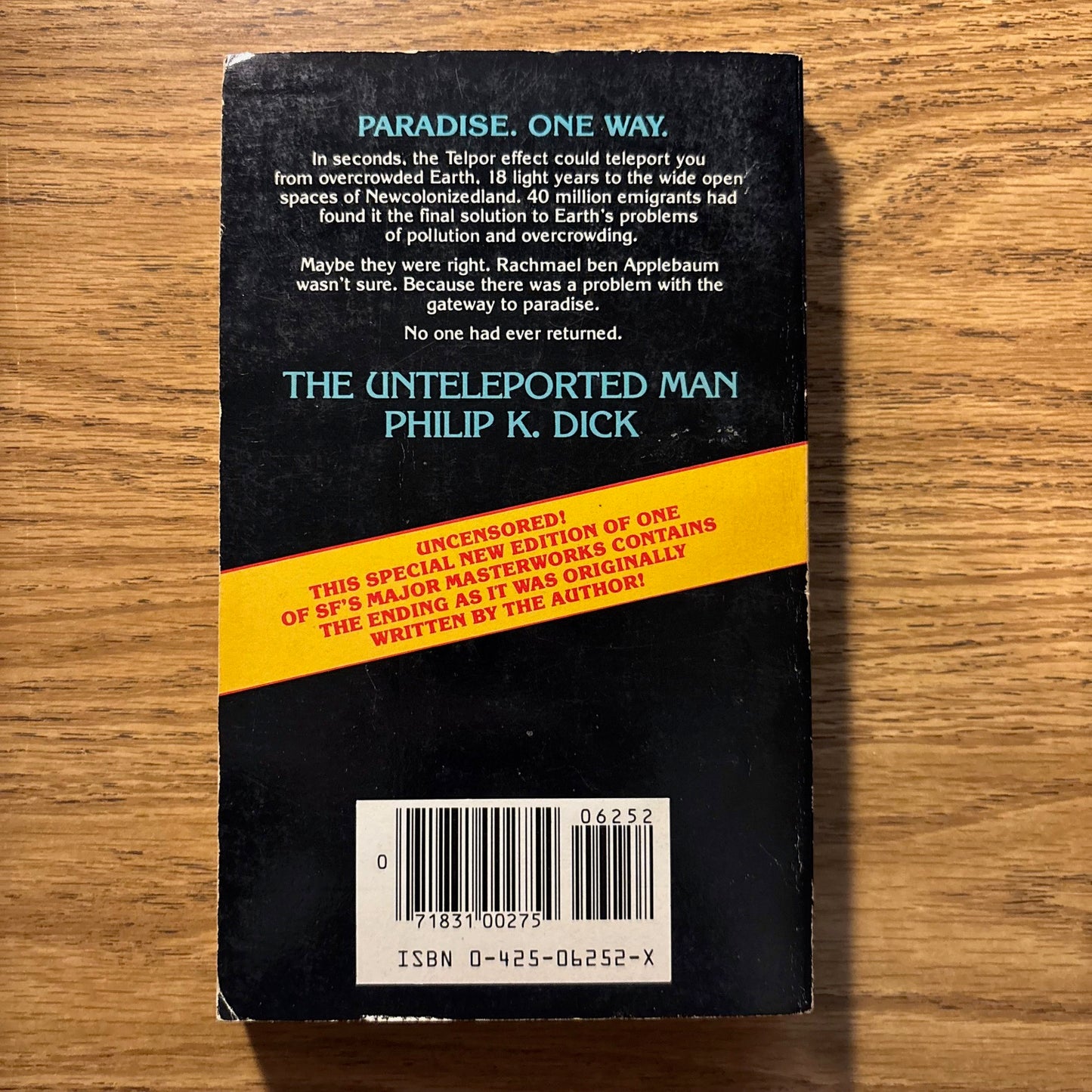 Philip K. Dick - The Unteleported Man