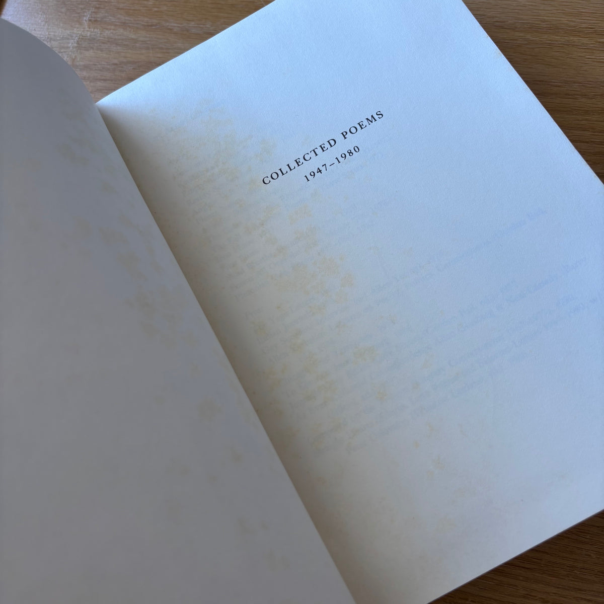 Allen Ginsberg - Collected Poems 1947-1980 - Signed First Edition