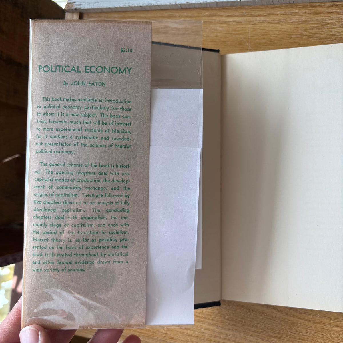 John Eaton - Political Economy