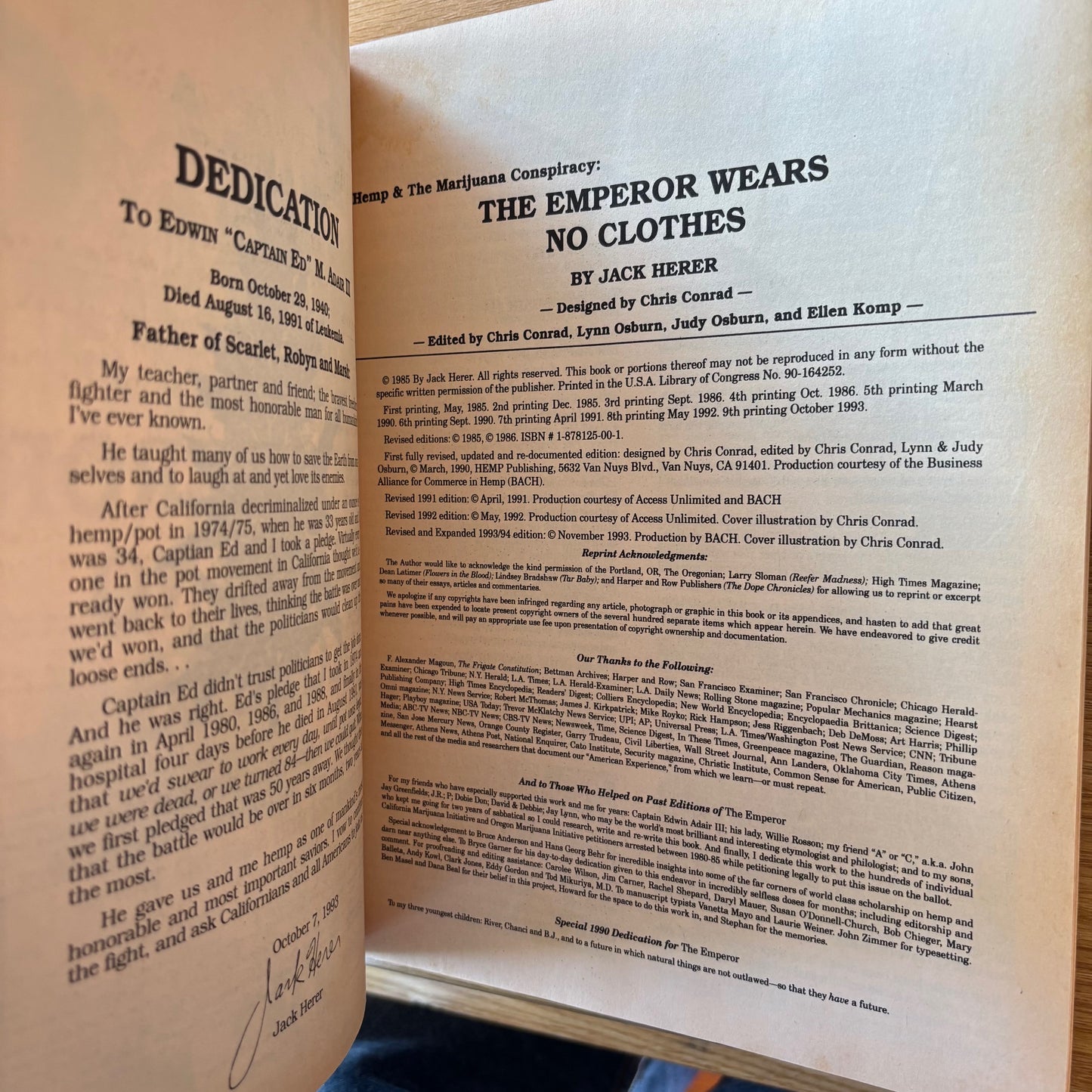 Jack Herer - The Emperor Wears No Clothes - 1993 Edition