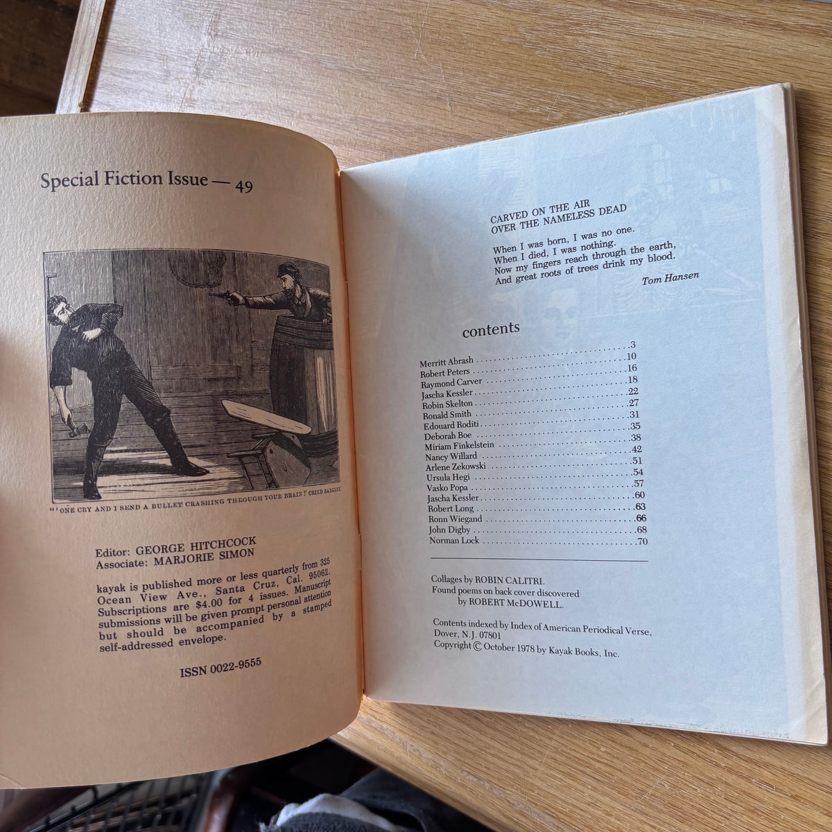 George Hitchcock, ed. - Kayak 49