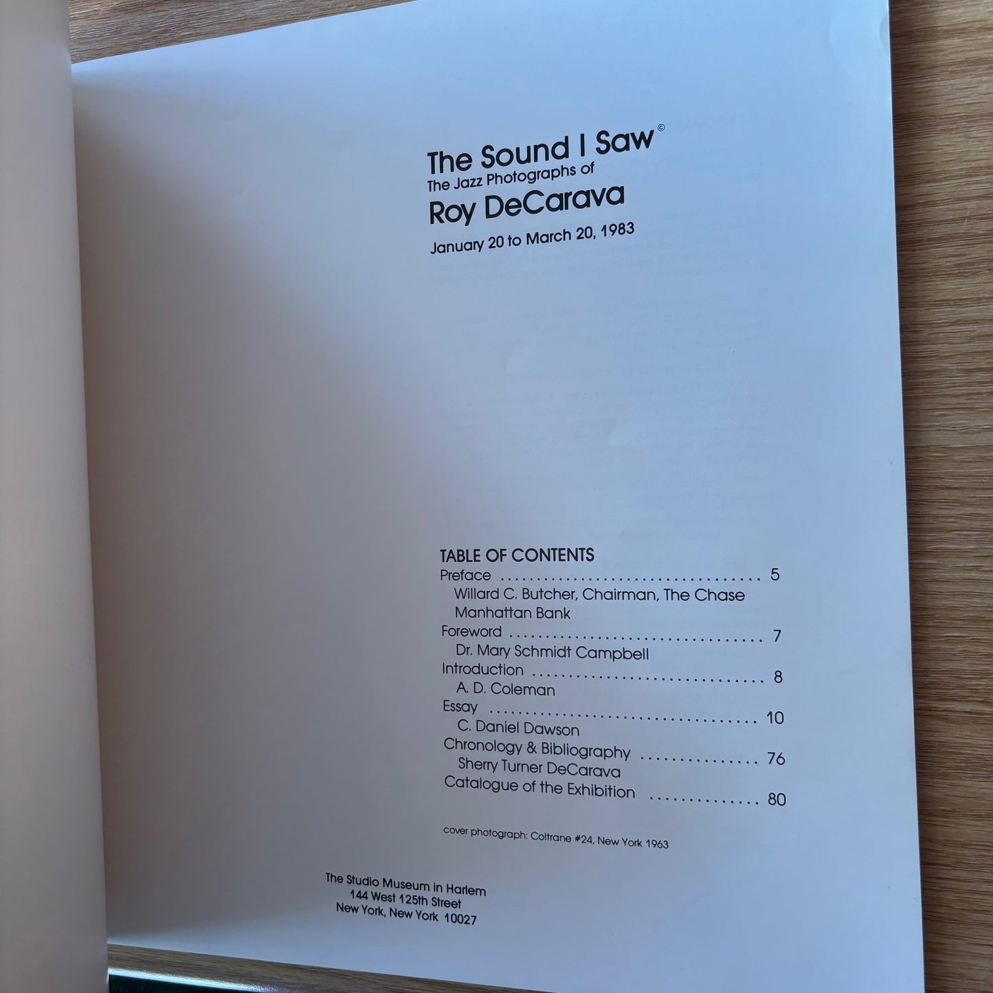 Roy DeCarava - The Sound i Saw - First Edition