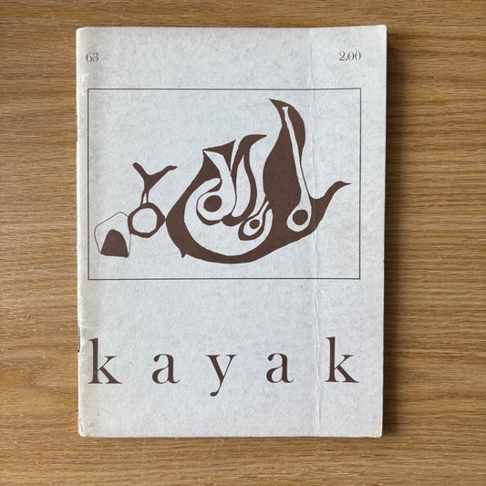 George Hitchcock, ed. - Kayak 63