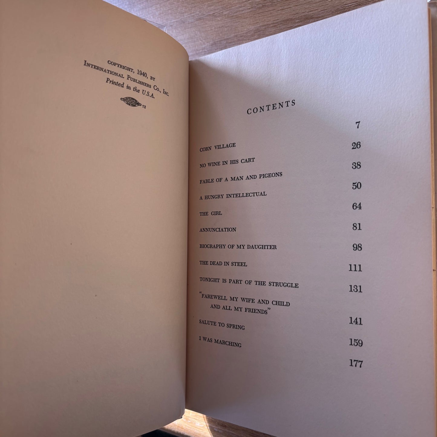 Meridel Le Sueur - Salute to Spring - Signed First Edition