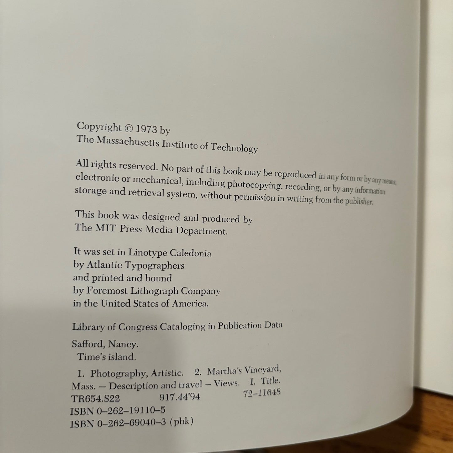 Nancy Safford - Time's Island: Portraits of the Vineyard