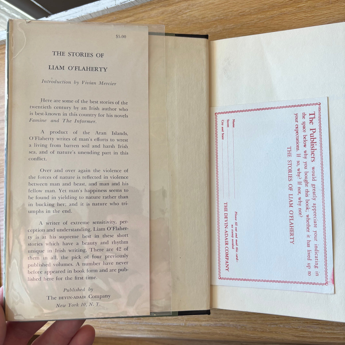 Liam O'Flaherty - The Stories of Liam O'Flaherty - First Edition