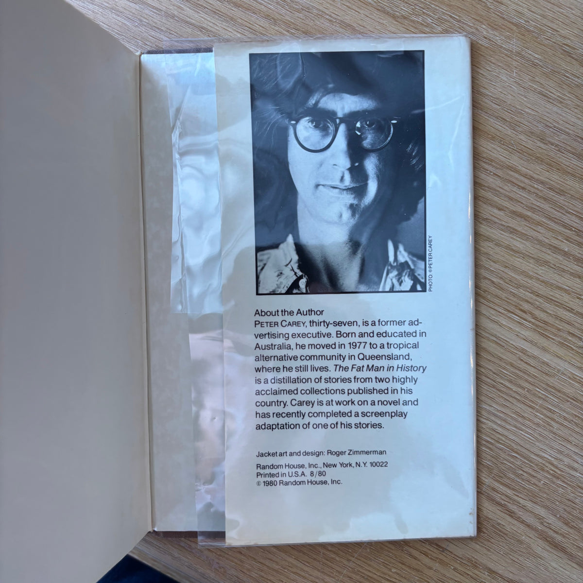 Peter Carey - The Fat Man in History - First Edition