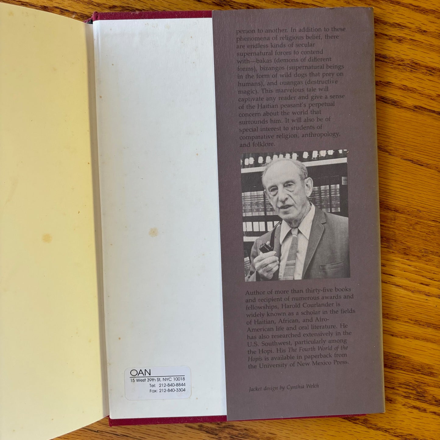 Harold Courlander - The Bordeaux Narrative