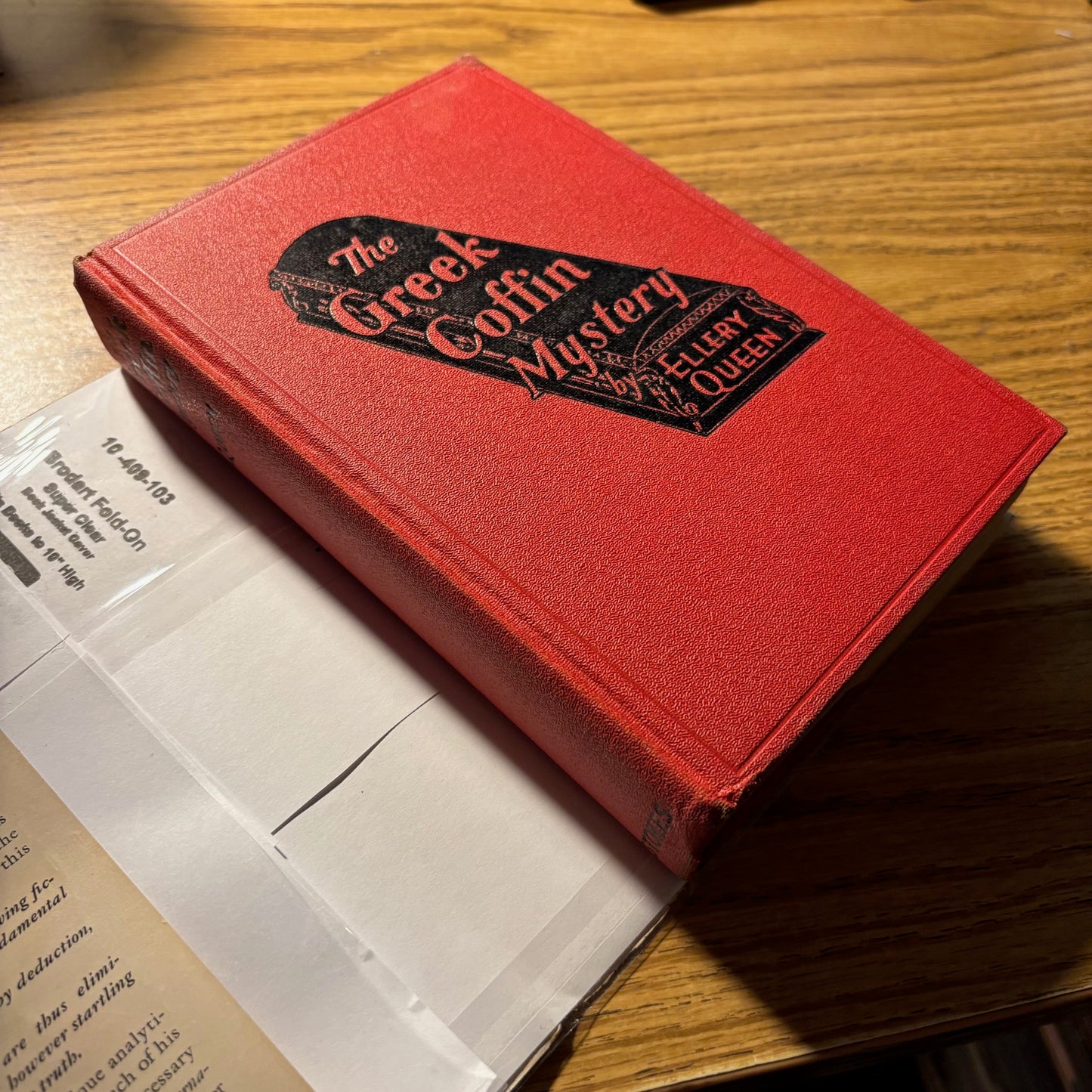Ellery Queen - The Greek Coffin Mystery - First Edition