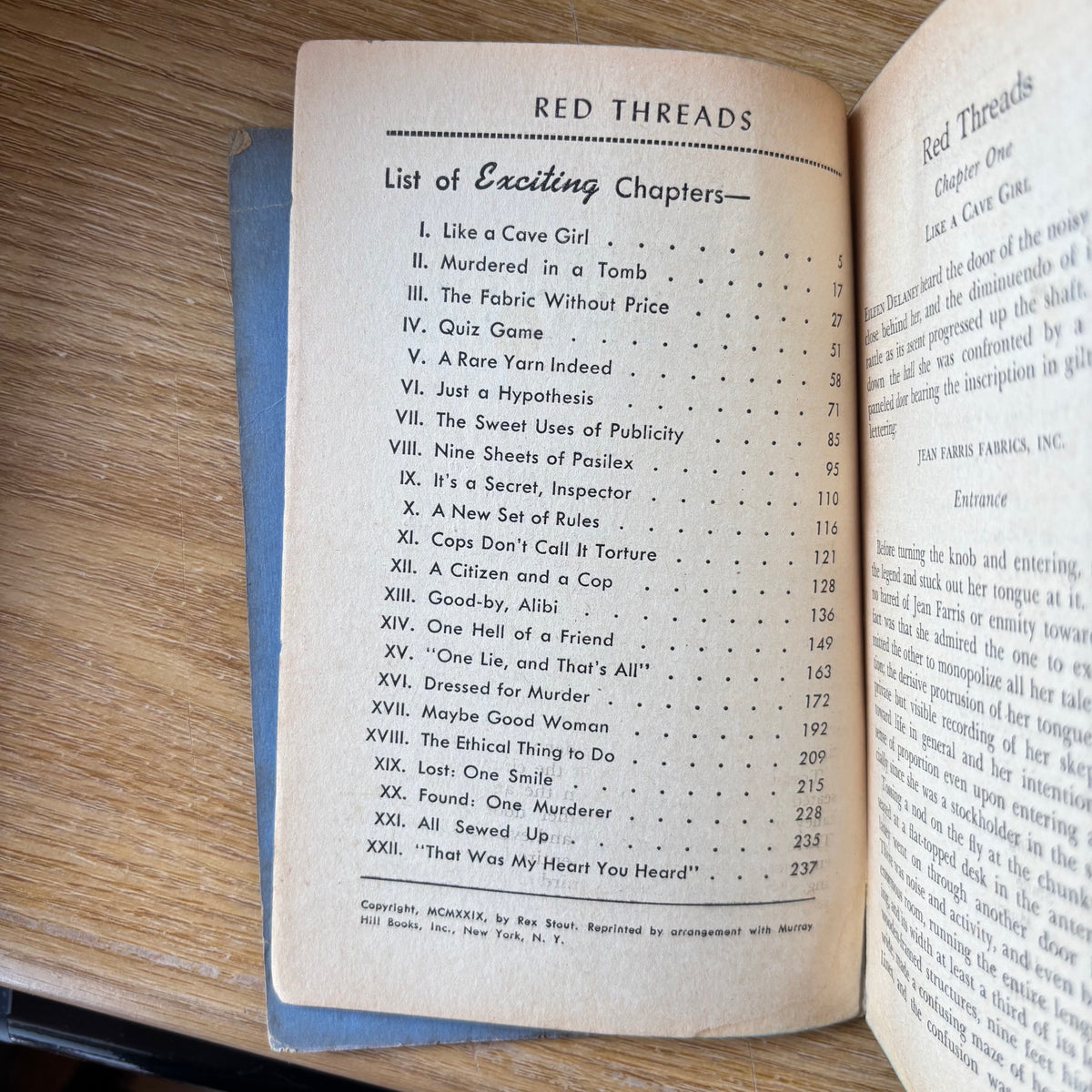 Rex Stout - Red Threads