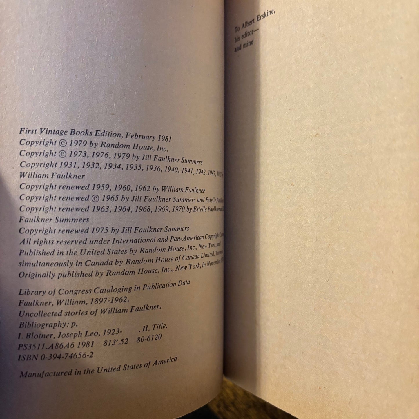 Uncollected Stories of William Faulkner