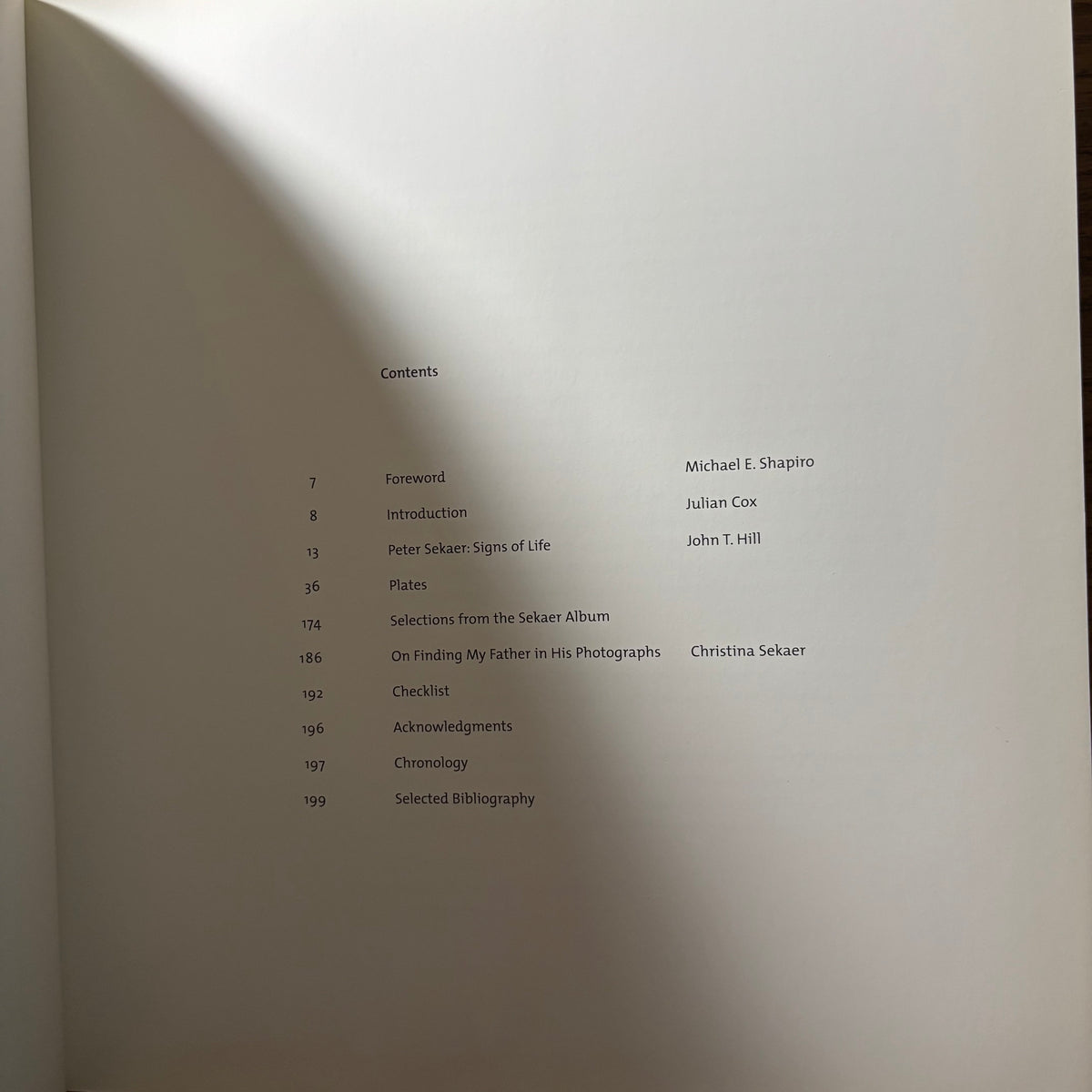 Peter Sekaer - Signs of Life: Photographs - First Edition
