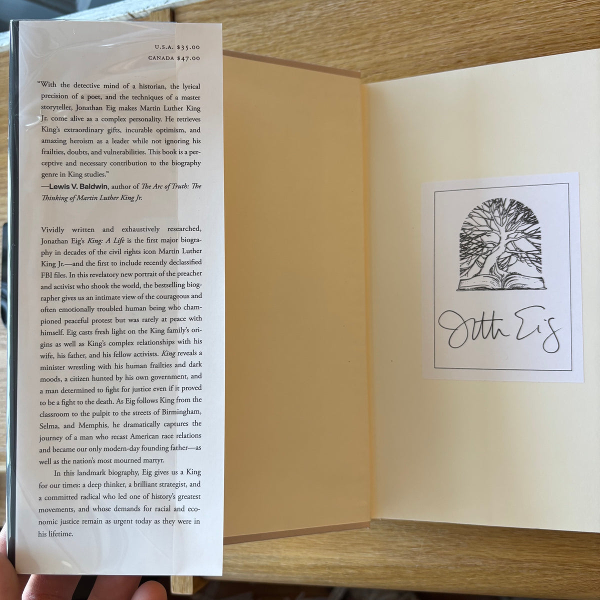 Jonathan Eig - King: A Life - Signed