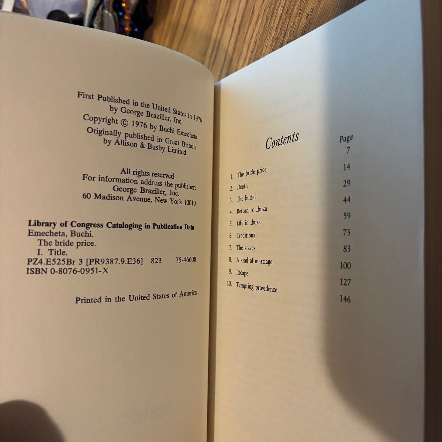 Buchi Emecheta - The Bride Price - First Edition Paperback