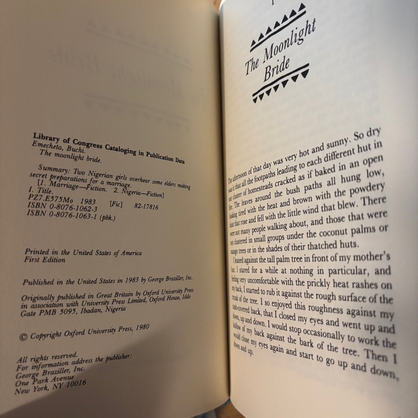 Buchi Emecheta - The Moonlight Bride - First Edition