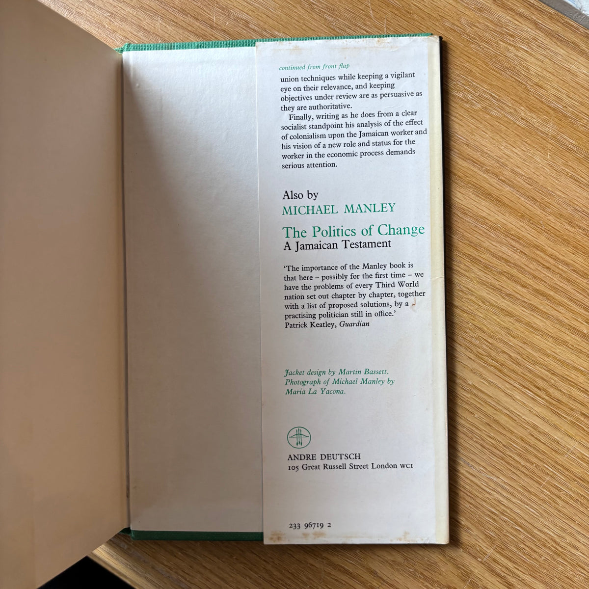 Michael Manley - A Voice at the Workplace: Reflections on Colonialism and the Jamaican Worker - First Edition
