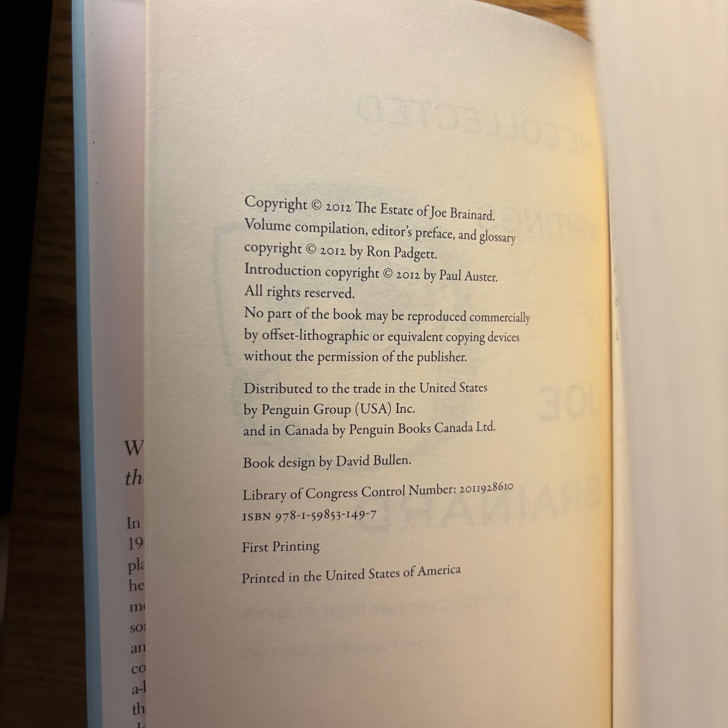 Joe Brainard - The Collected Writings - First Edition