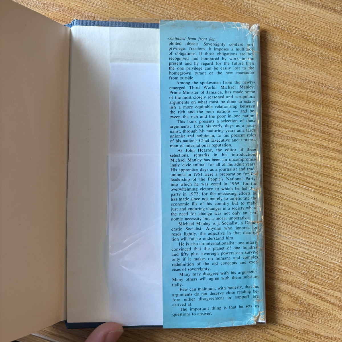 Michael Manley - The Search for Solutions - First Edition