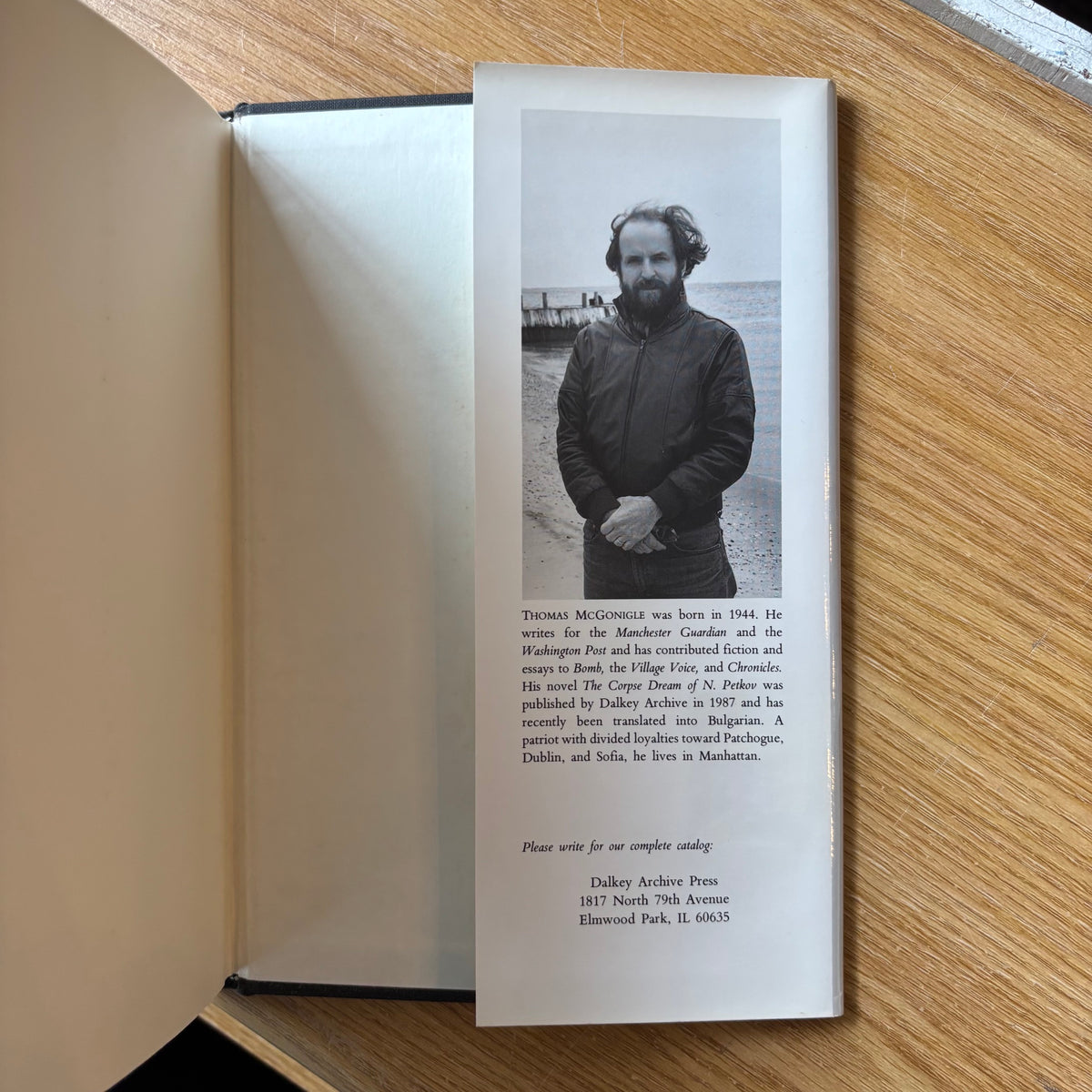 Thomas McGonigle - Going to Patchogue - Signed First Edition