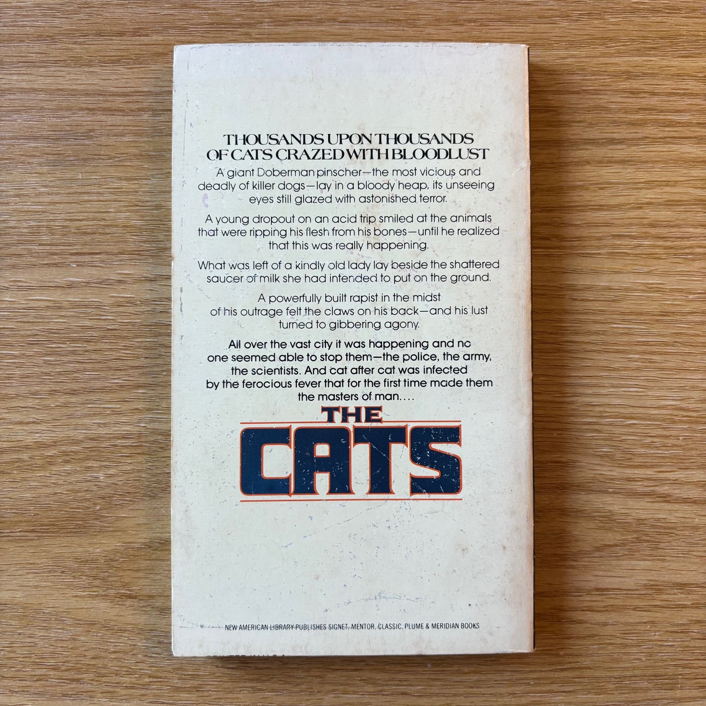 Nick Sharman - The Cats - First Edition Paperback