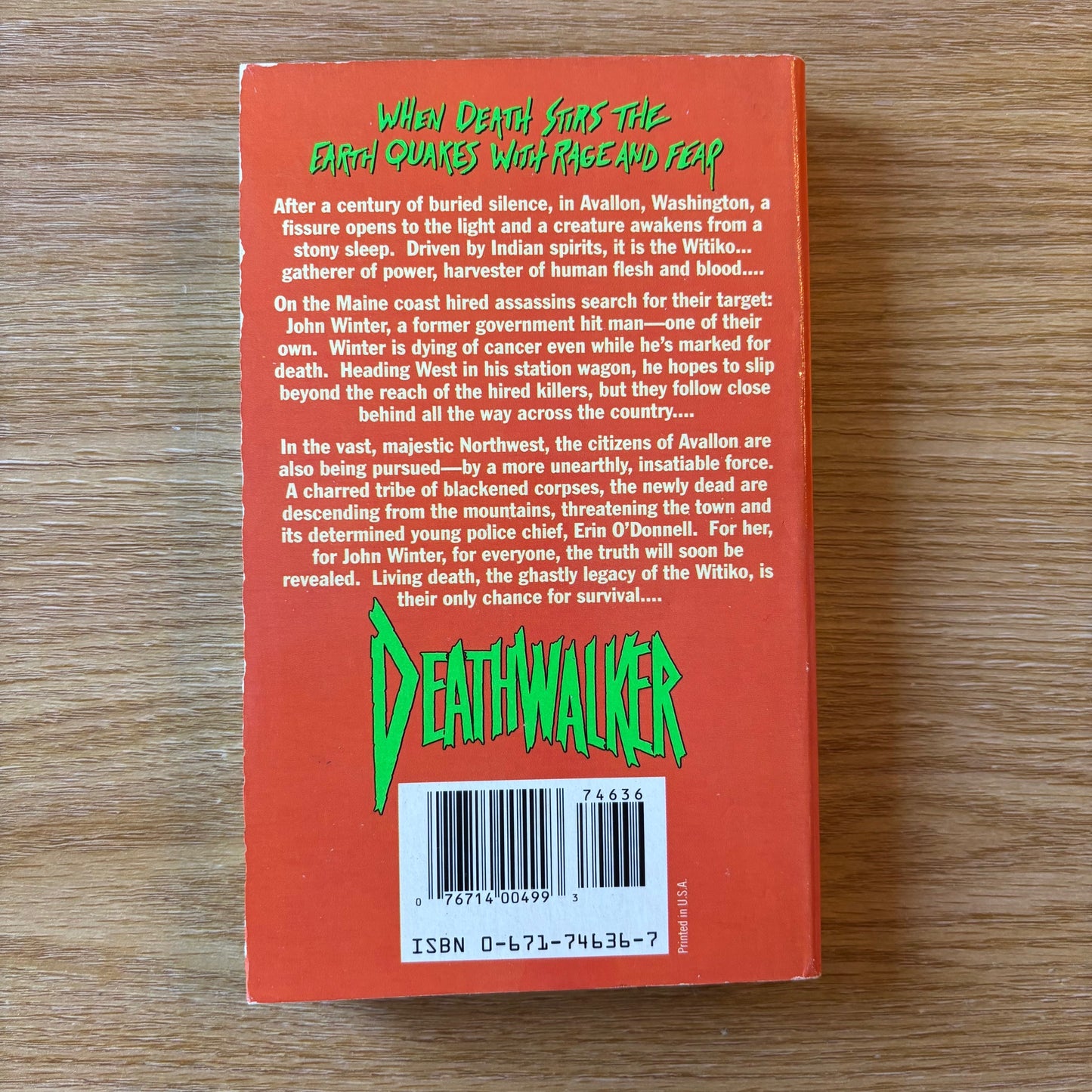 Patrick Whalen - Deathwalker - First Edition