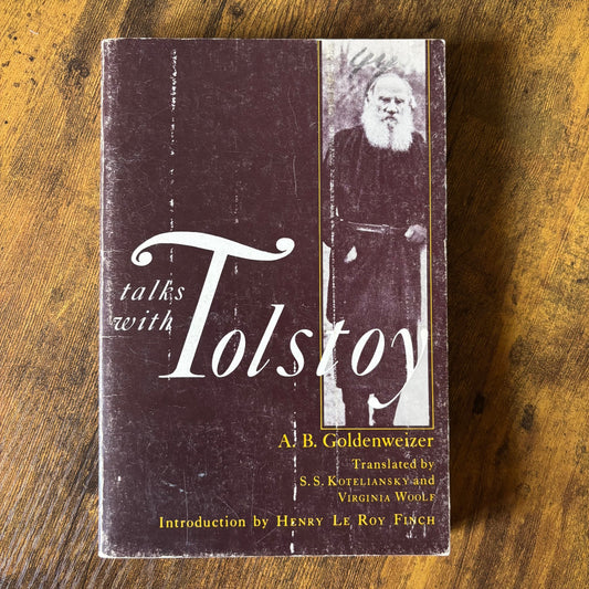 A.B. Goldenweizer - Talks with Tolstoy