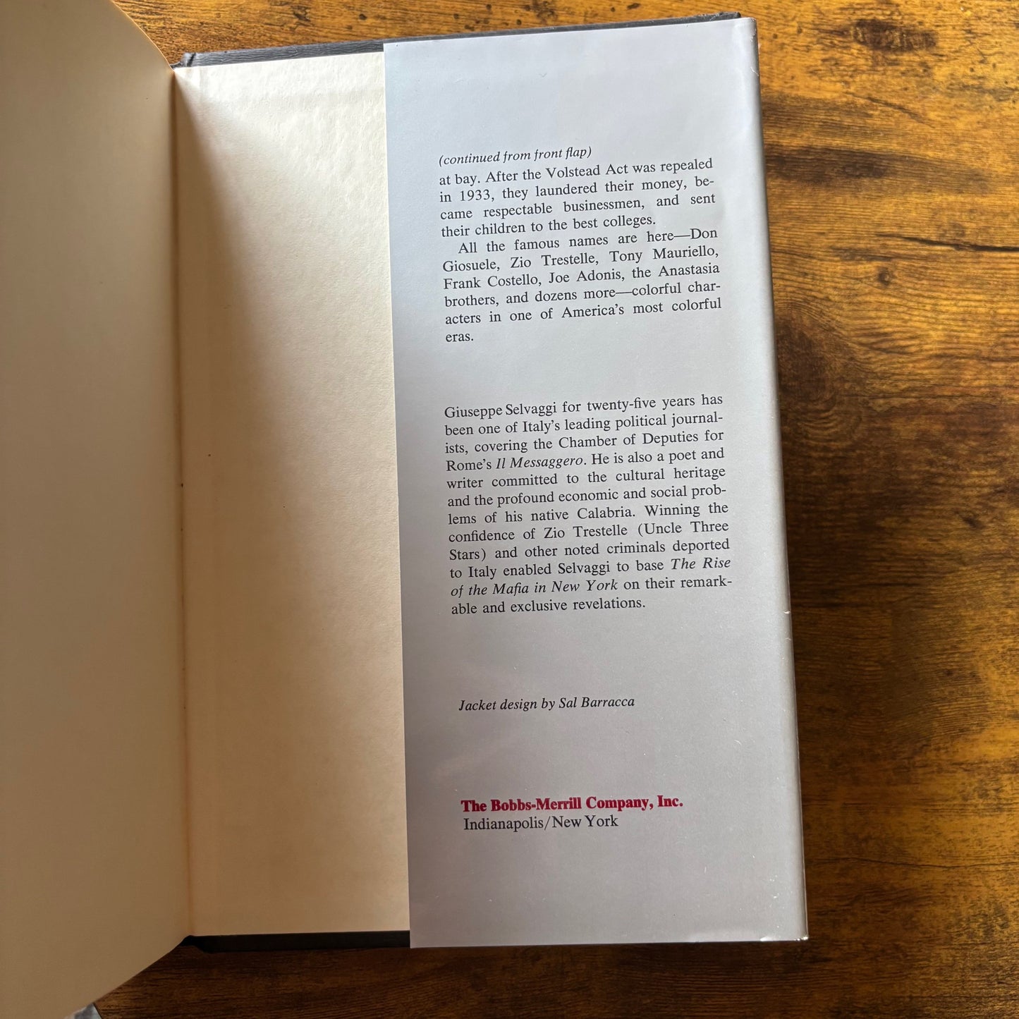 Giuseppe Selvaggi - The Rise of the Mafia in New York - First Edition