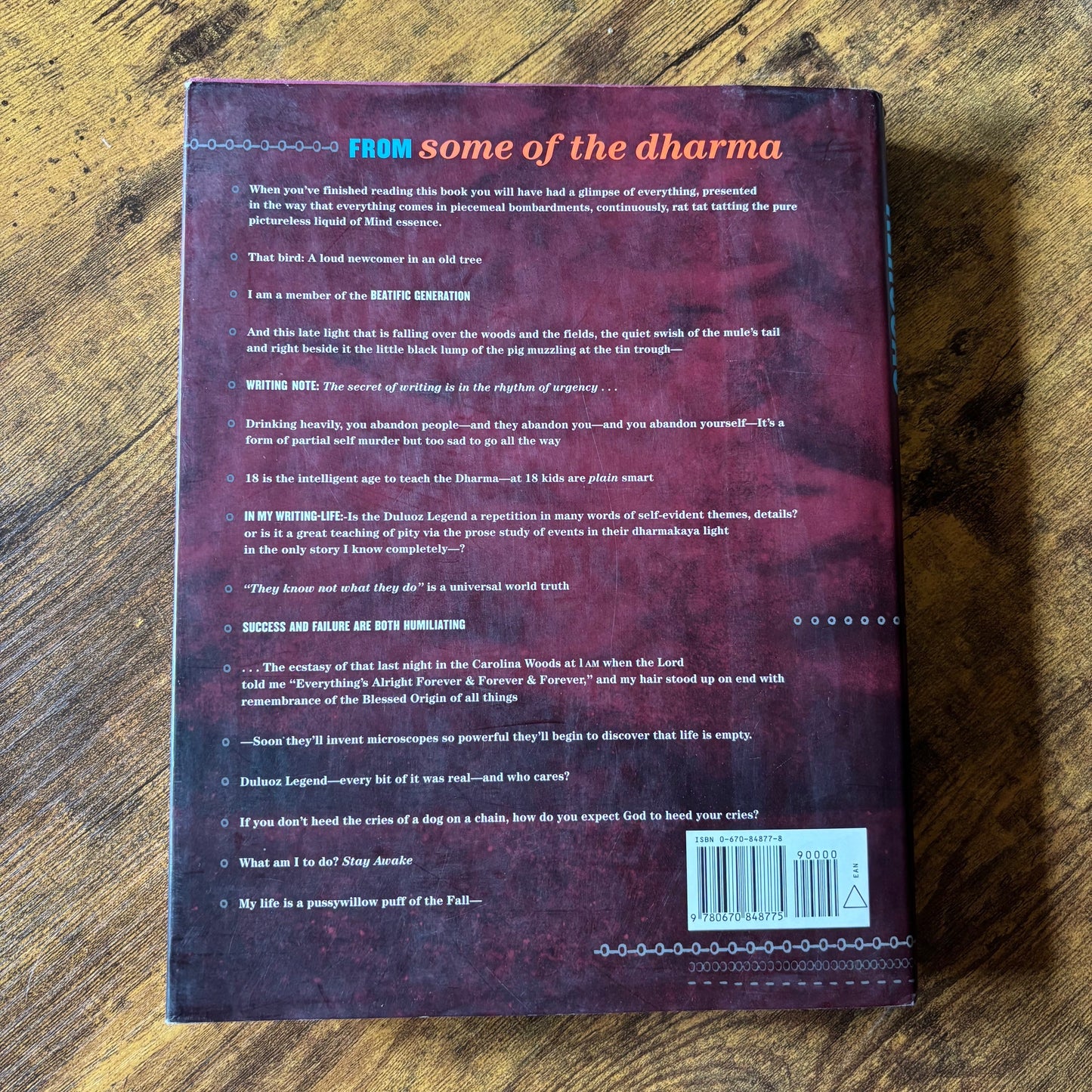 Jack Kerouac - Some of the Dharma - First Edition