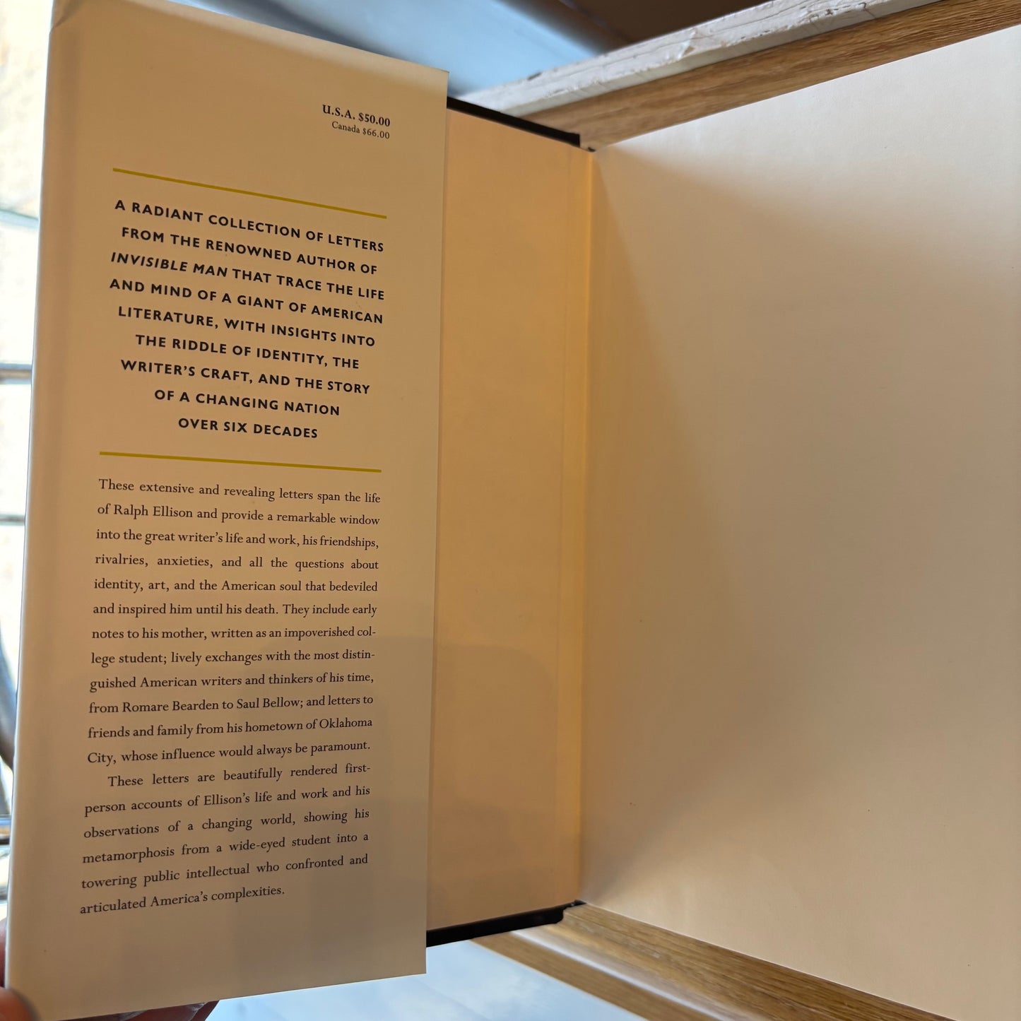 Ralph Ellison - The Selected Letters - First Edition