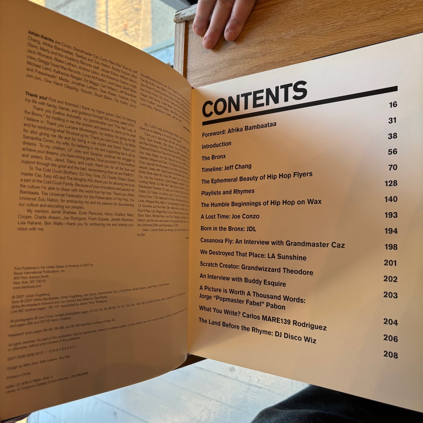 Johan Kugelberg - Born in the Bronx: A Visual Record of the Early Days of Hip Hop - First Edition