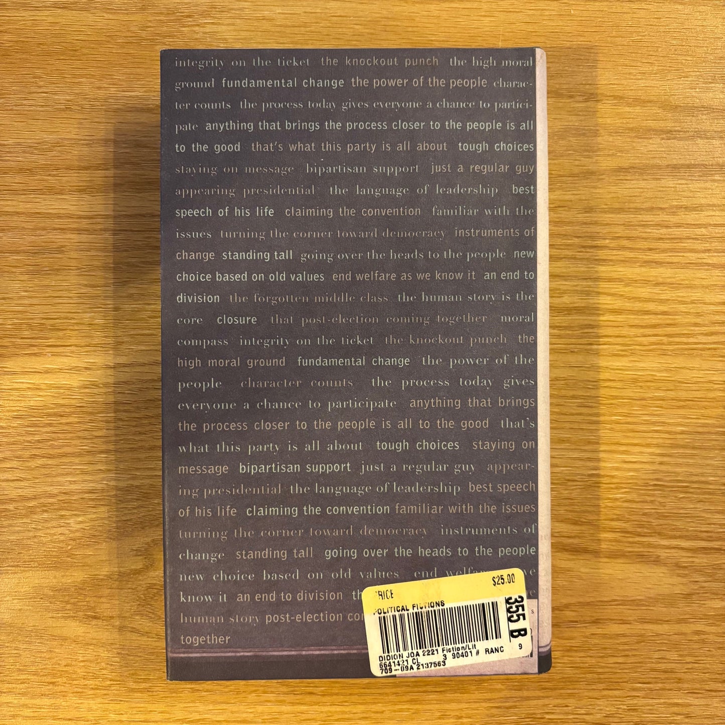 Joan Didion - Political Fictions - First Edition