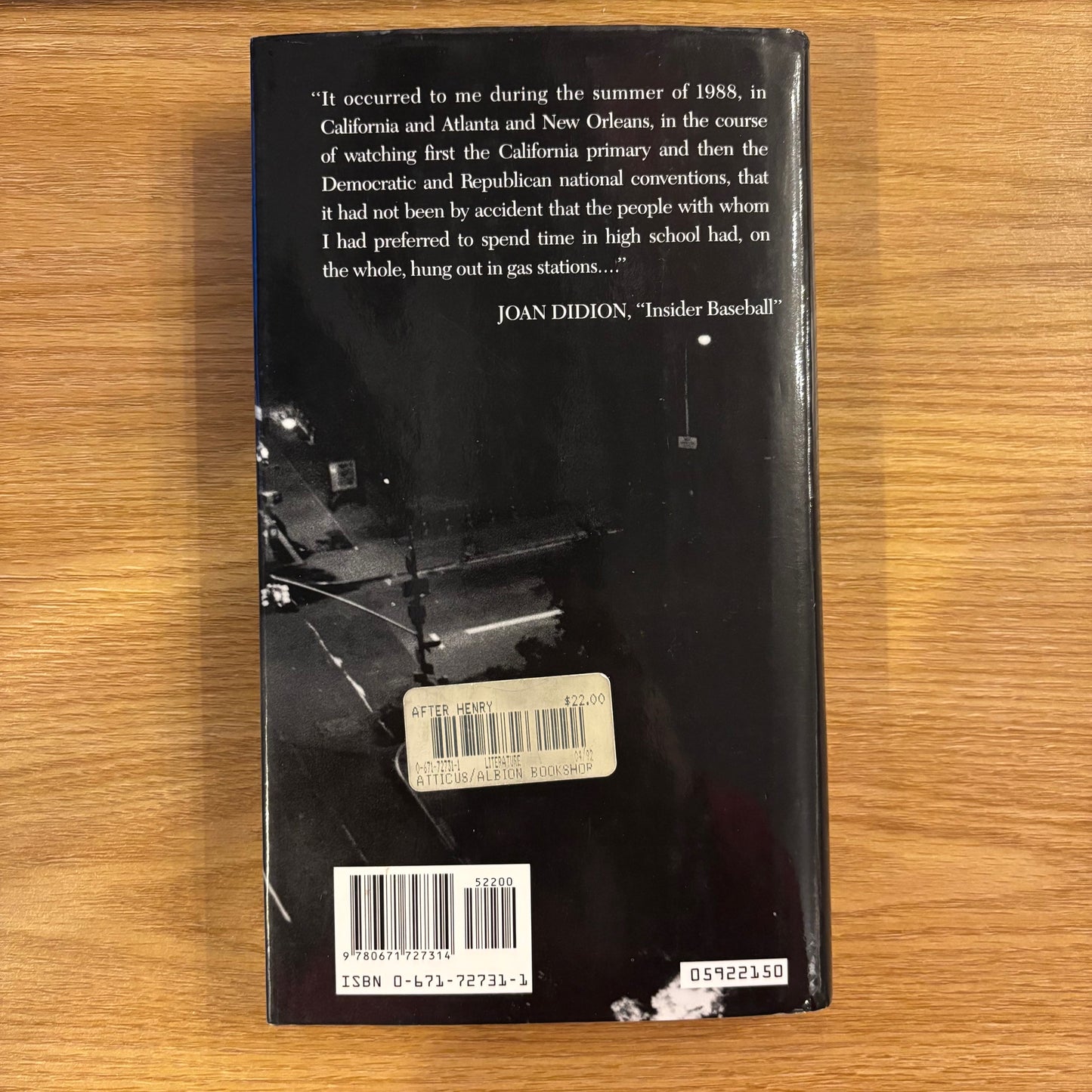 Joan Didion - After Henry - First Edition