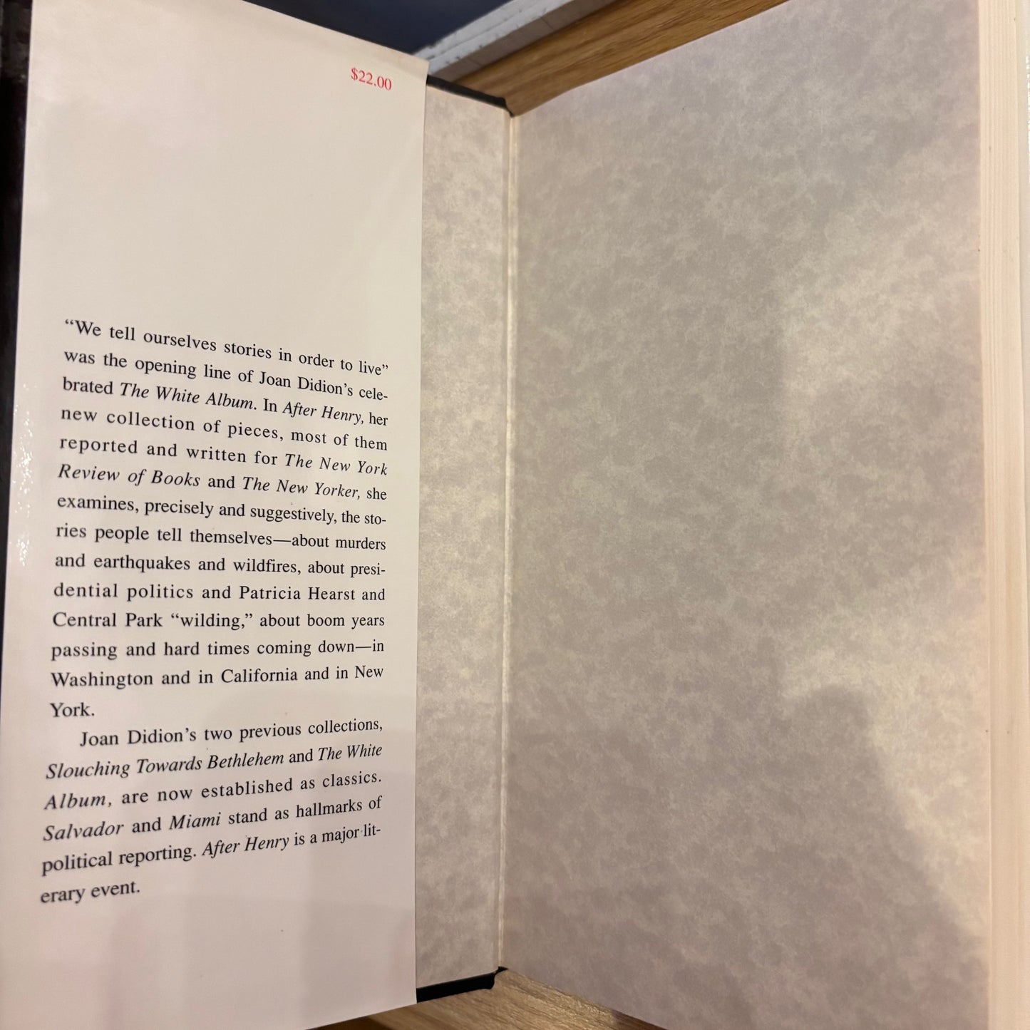 Joan Didion - After Henry - First Edition