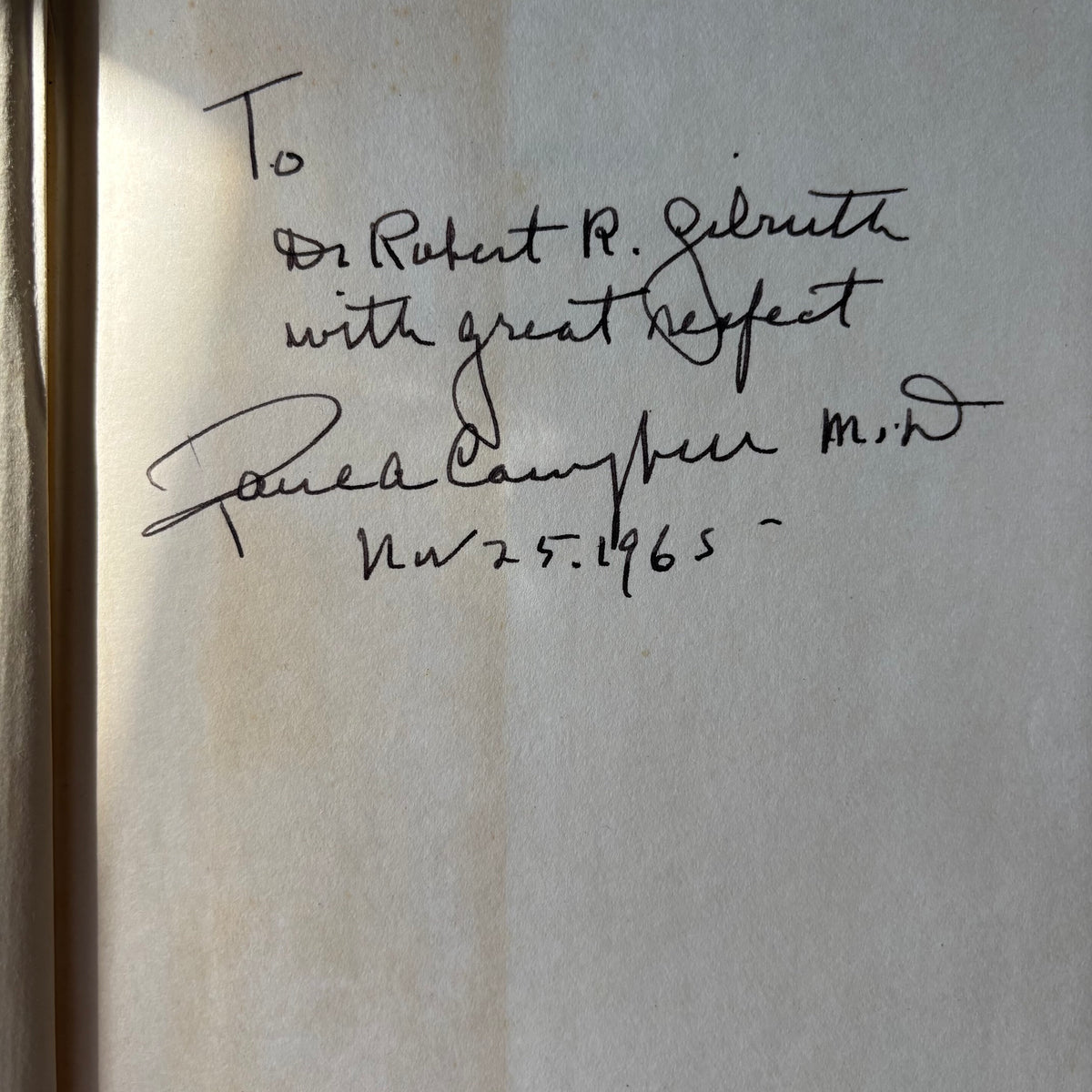Paul Campbell, M.D. - Earthman Spaceman Universal Man? - Signed First Edition