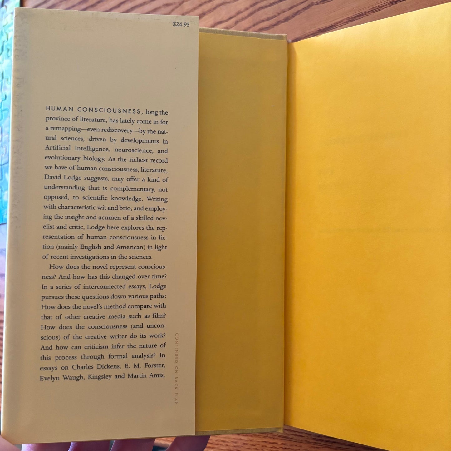 David Lodge - Consciousness and the Novel: Connected Essays