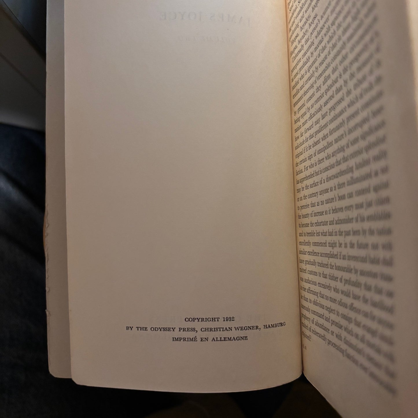 James Joyce - Ulysses (Volume II) - Odyssey Press Edition
