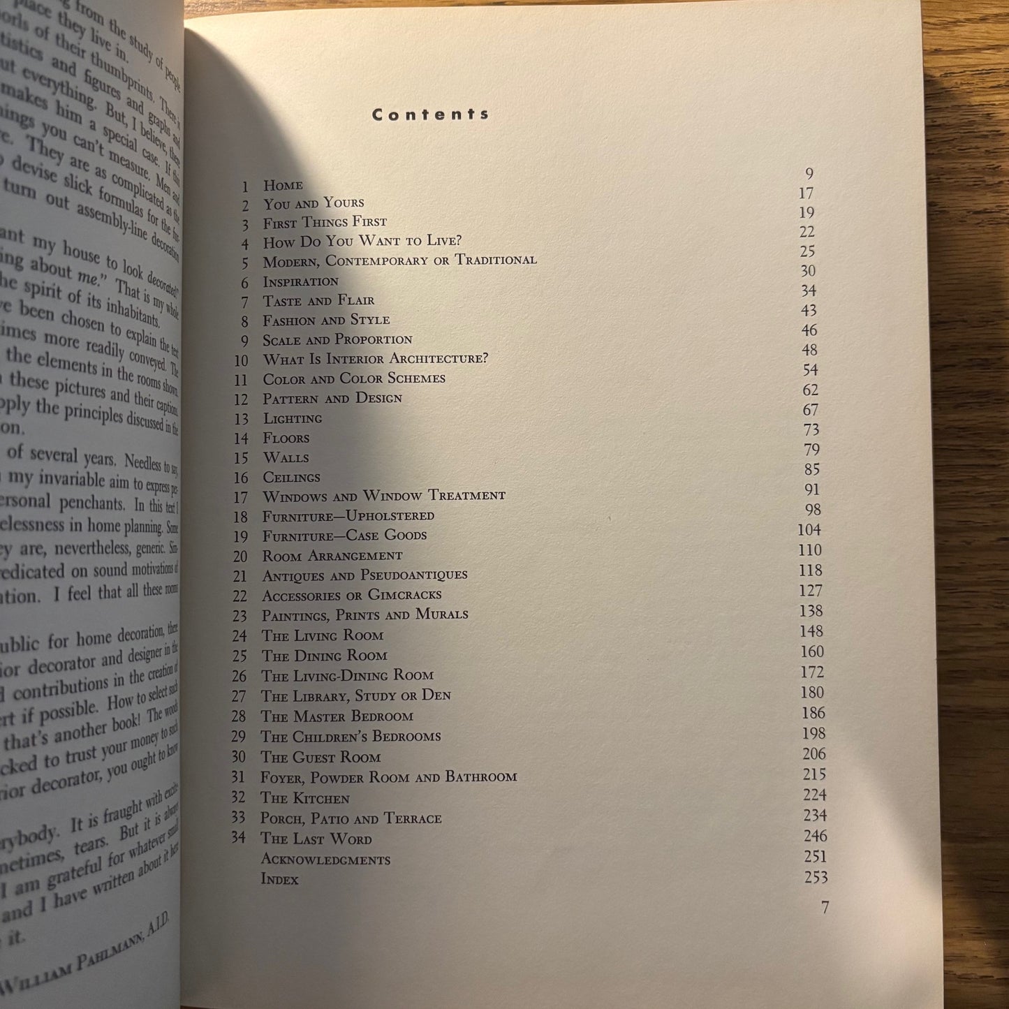 William Pahlmann - The Pahlmann Book of Interior Design - Signed First Edition