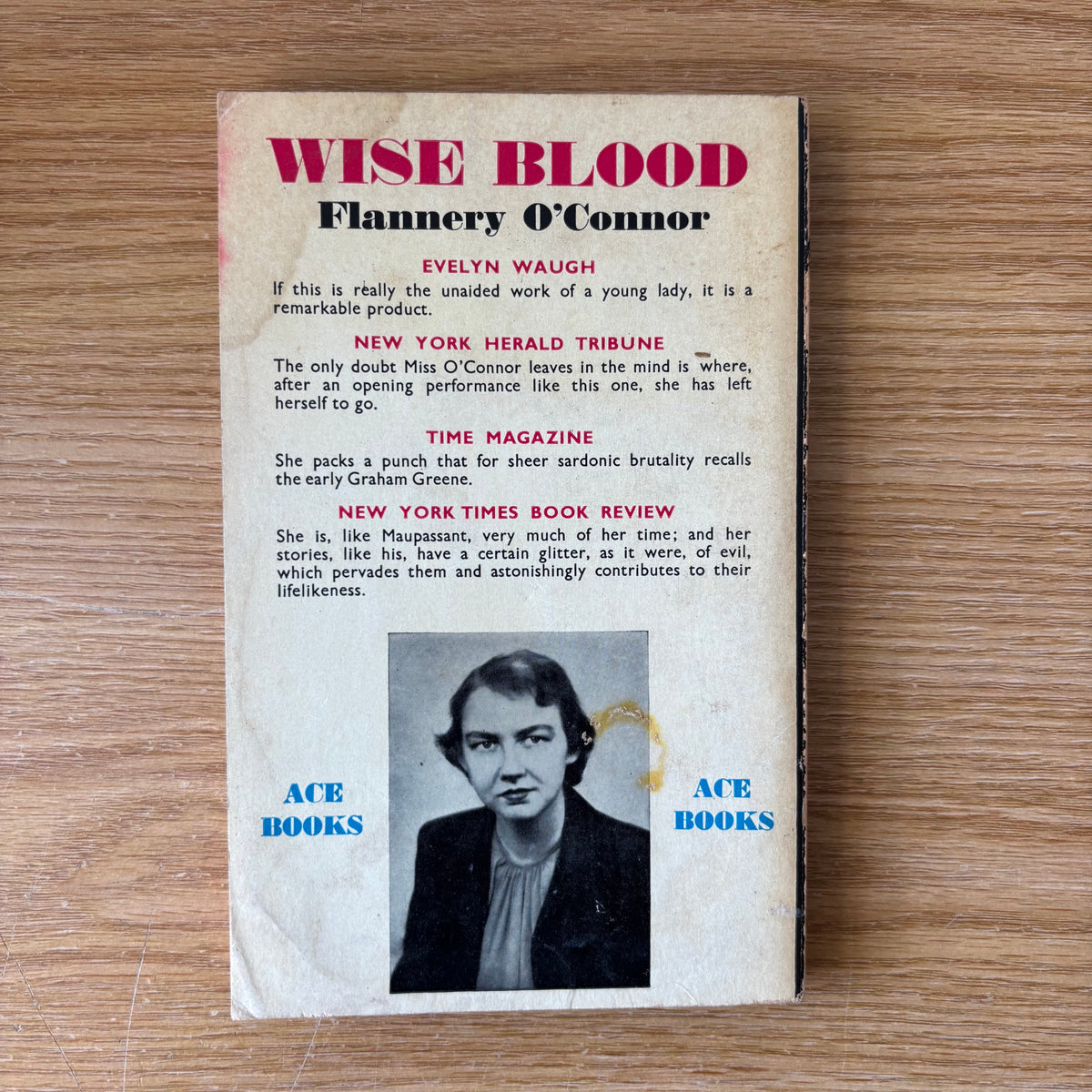 Flannery O'Connor - Wise Blood - First UK Paperback
