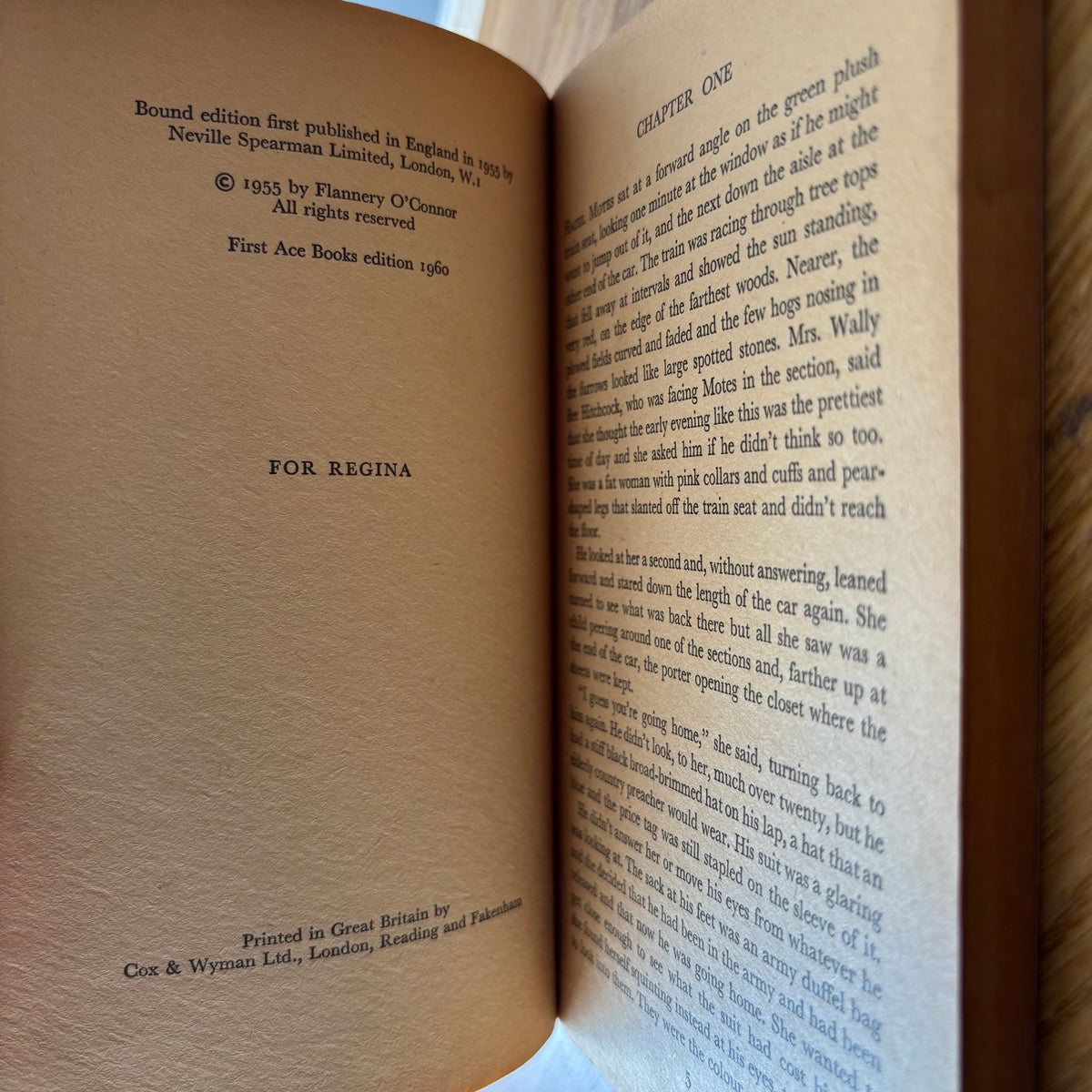 Flannery O'Connor - Wise Blood - First UK Paperback