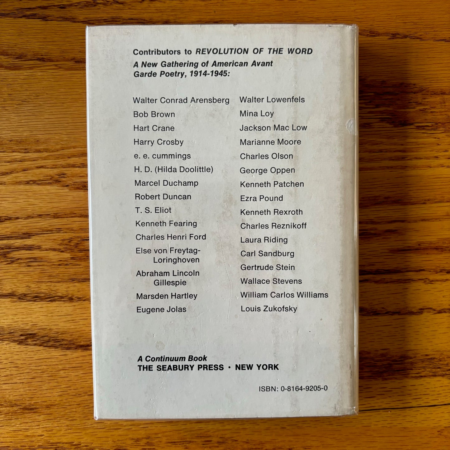 Jerome Rothenberg, ed. - Revolution of the Word