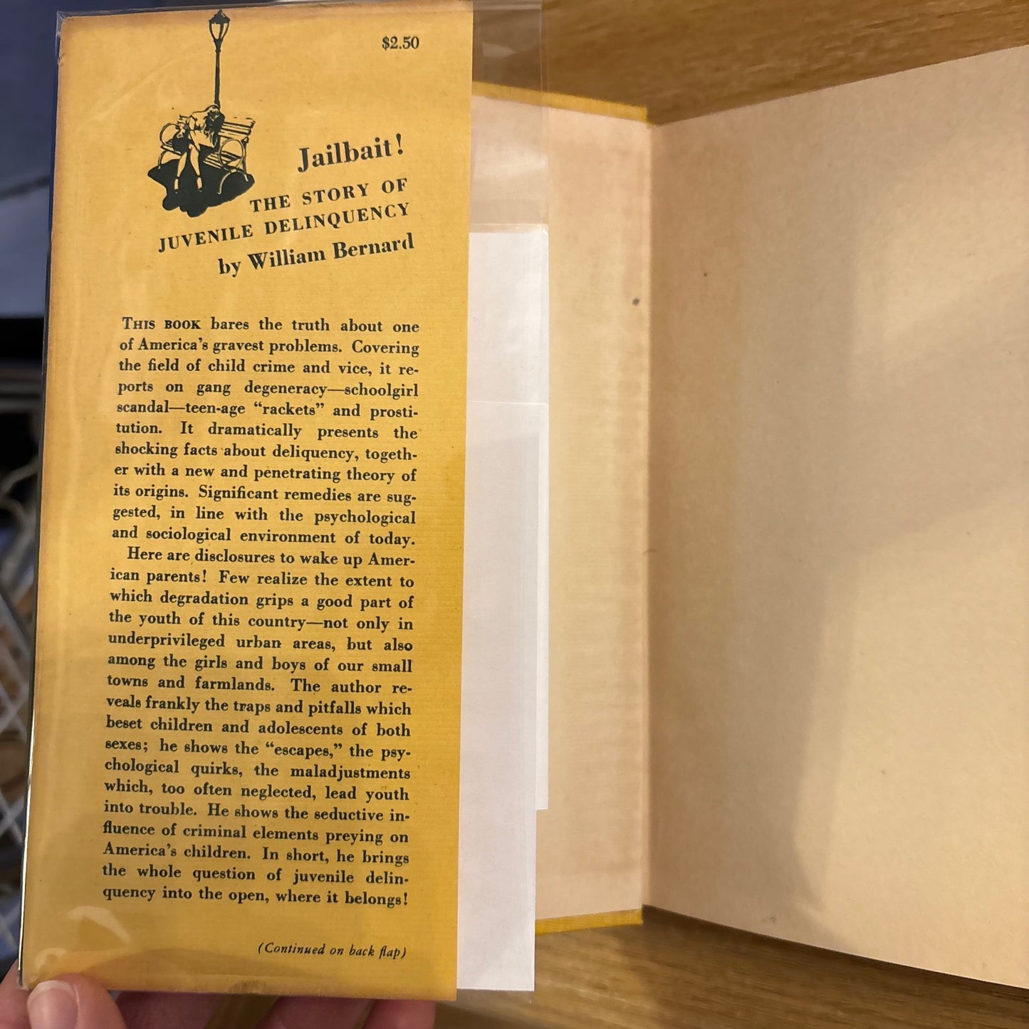 William Bernard - Jailbait!: The Story of Juvenile Delinquency - First Edition