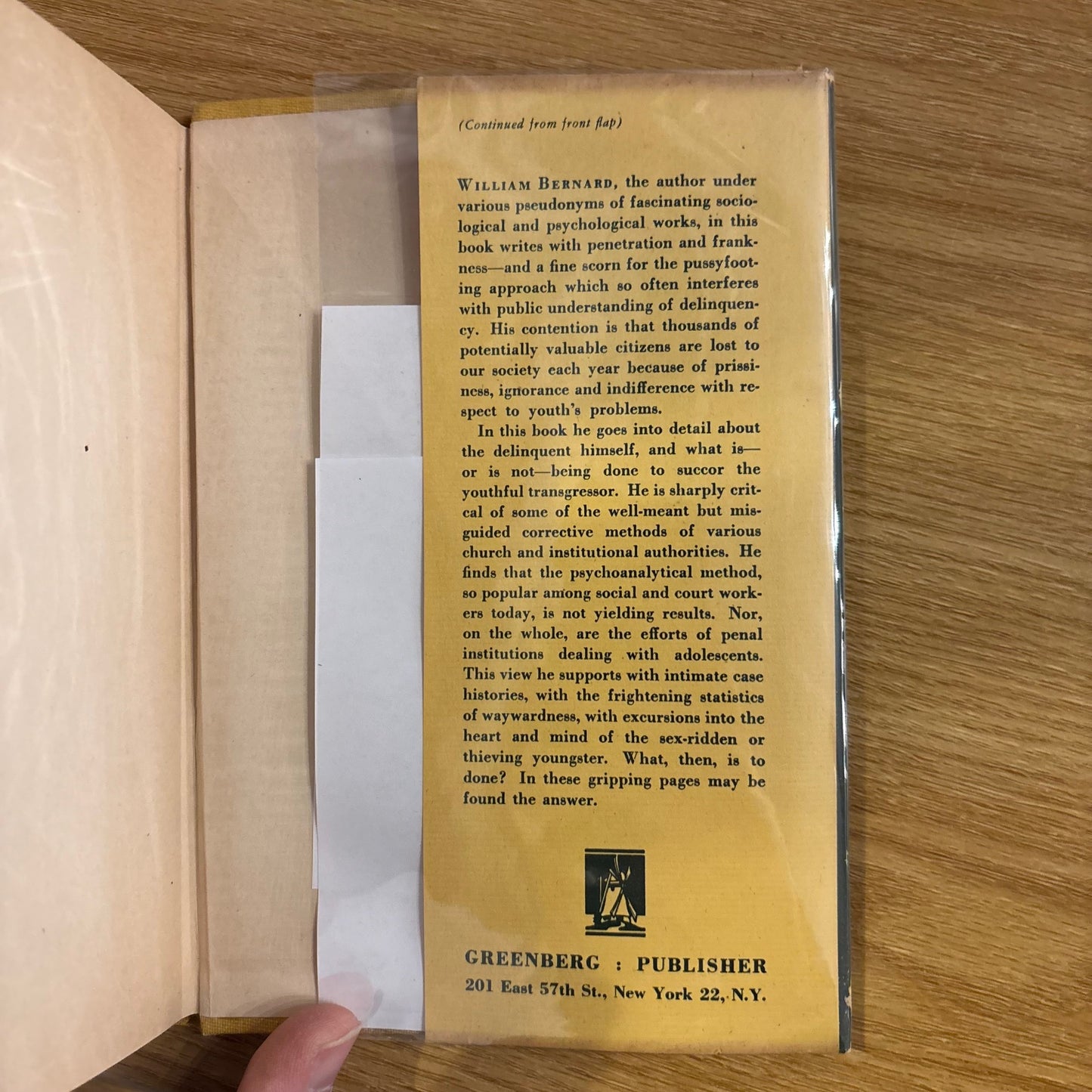 William Bernard - Jailbait!: The Story of Juvenile Delinquency - First Edition