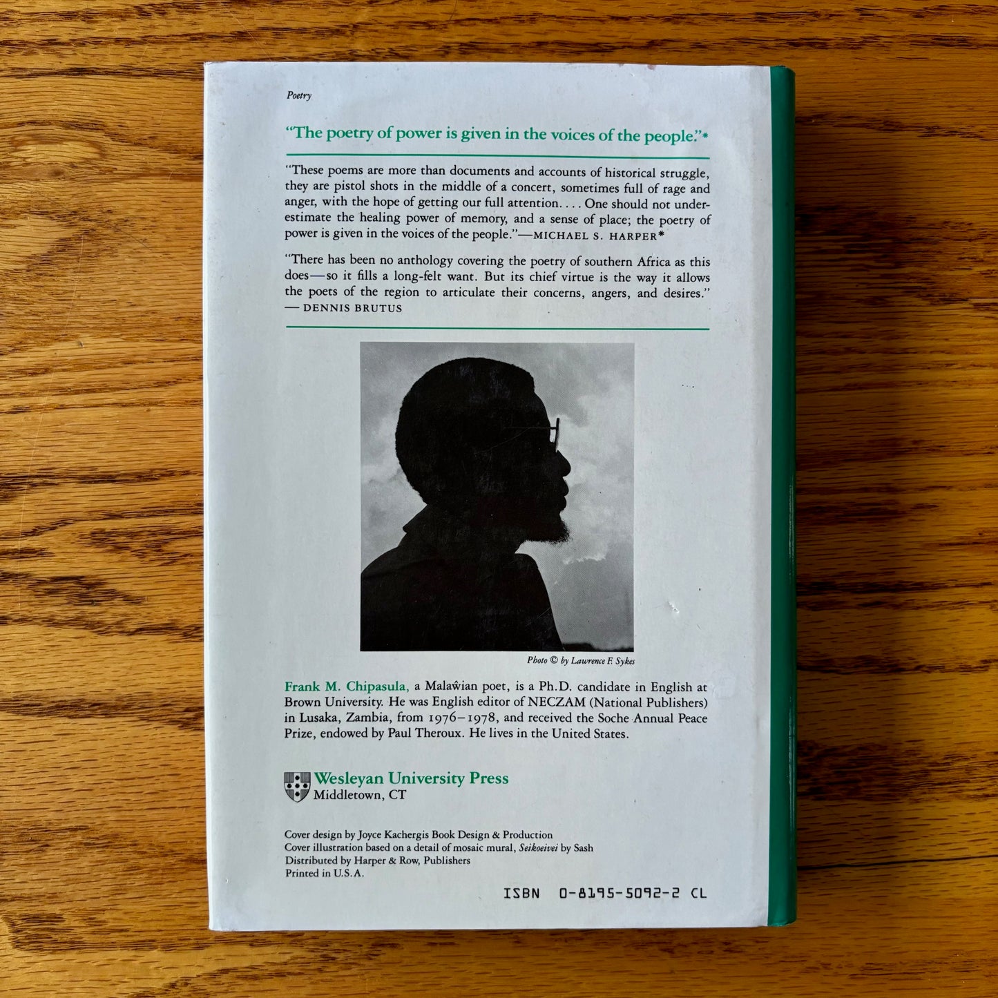 Frank Mkalawile Chipasula, ed. - When My Brothers Come Home: Poems from Central and Southern Africa