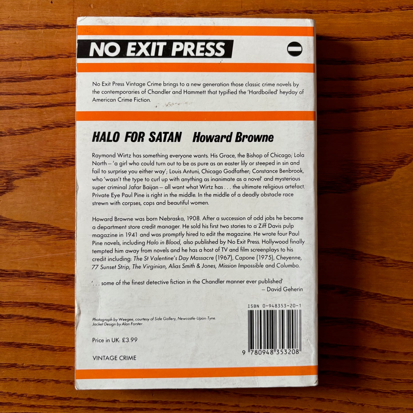 Howard Browne - Halo for Satan