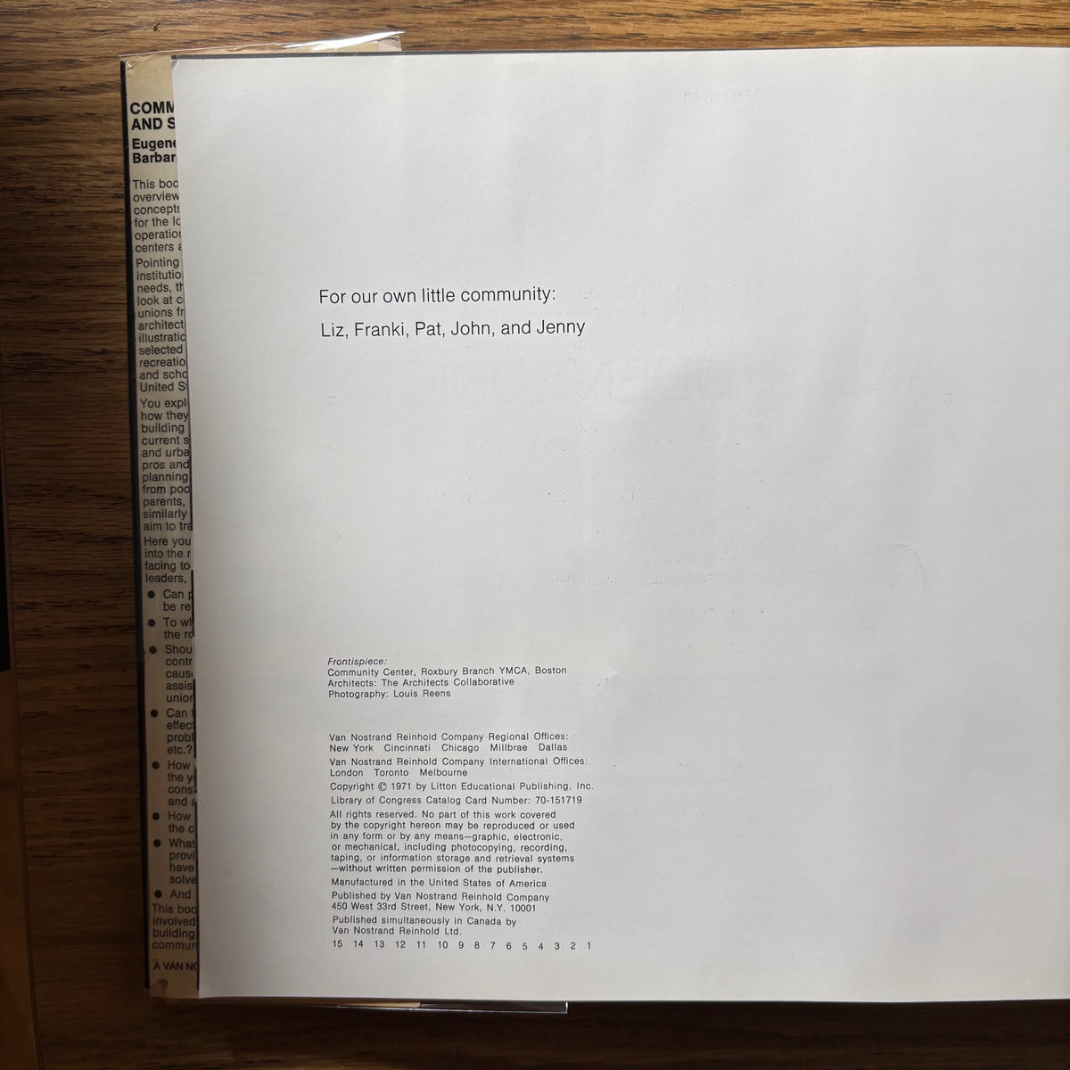 Eugene D. Sternberg & Barbara E. Sternberg - Community Centers and Student Unions - First Edition