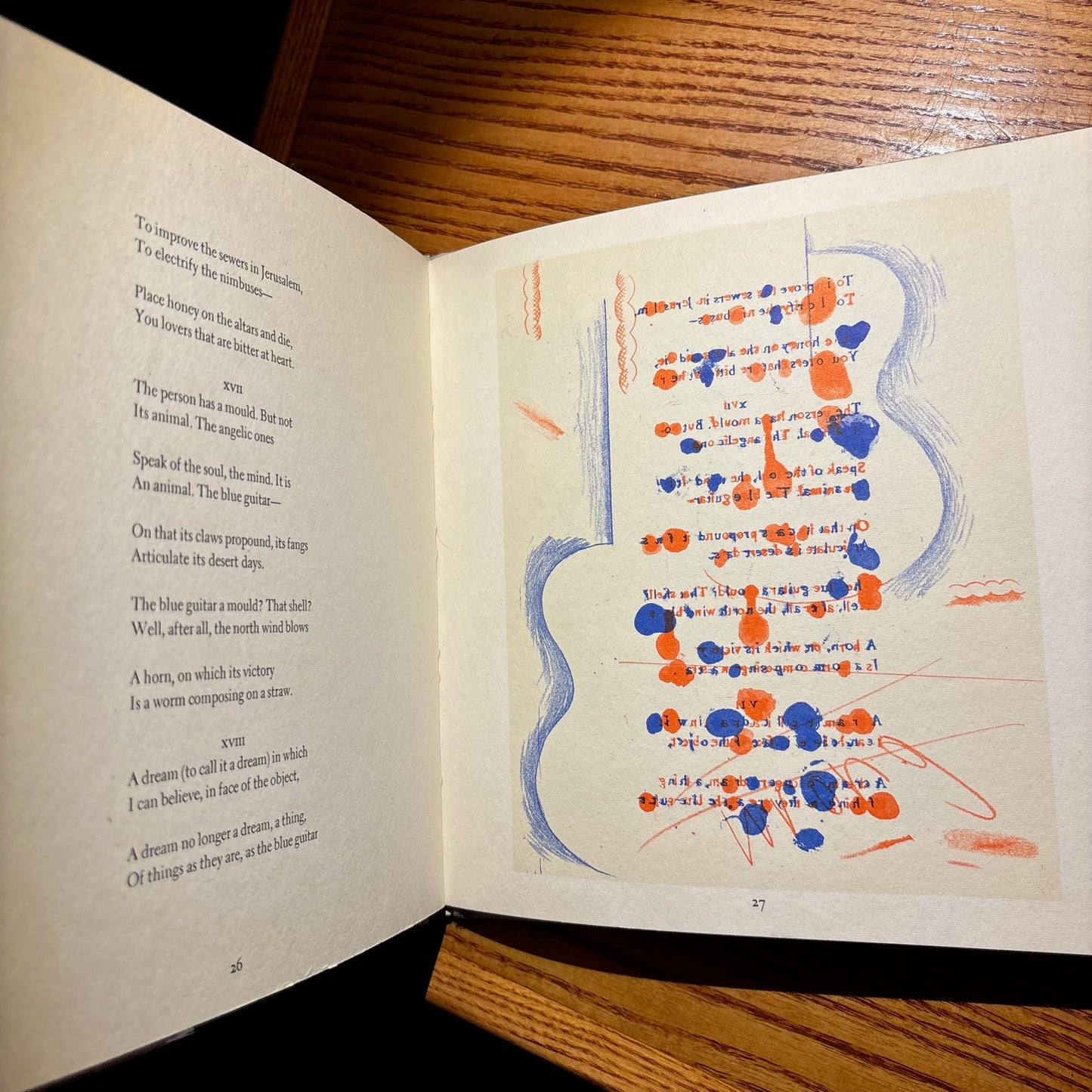 David Hockney, Wallace Stevens - The Blue Guitar - First Edition