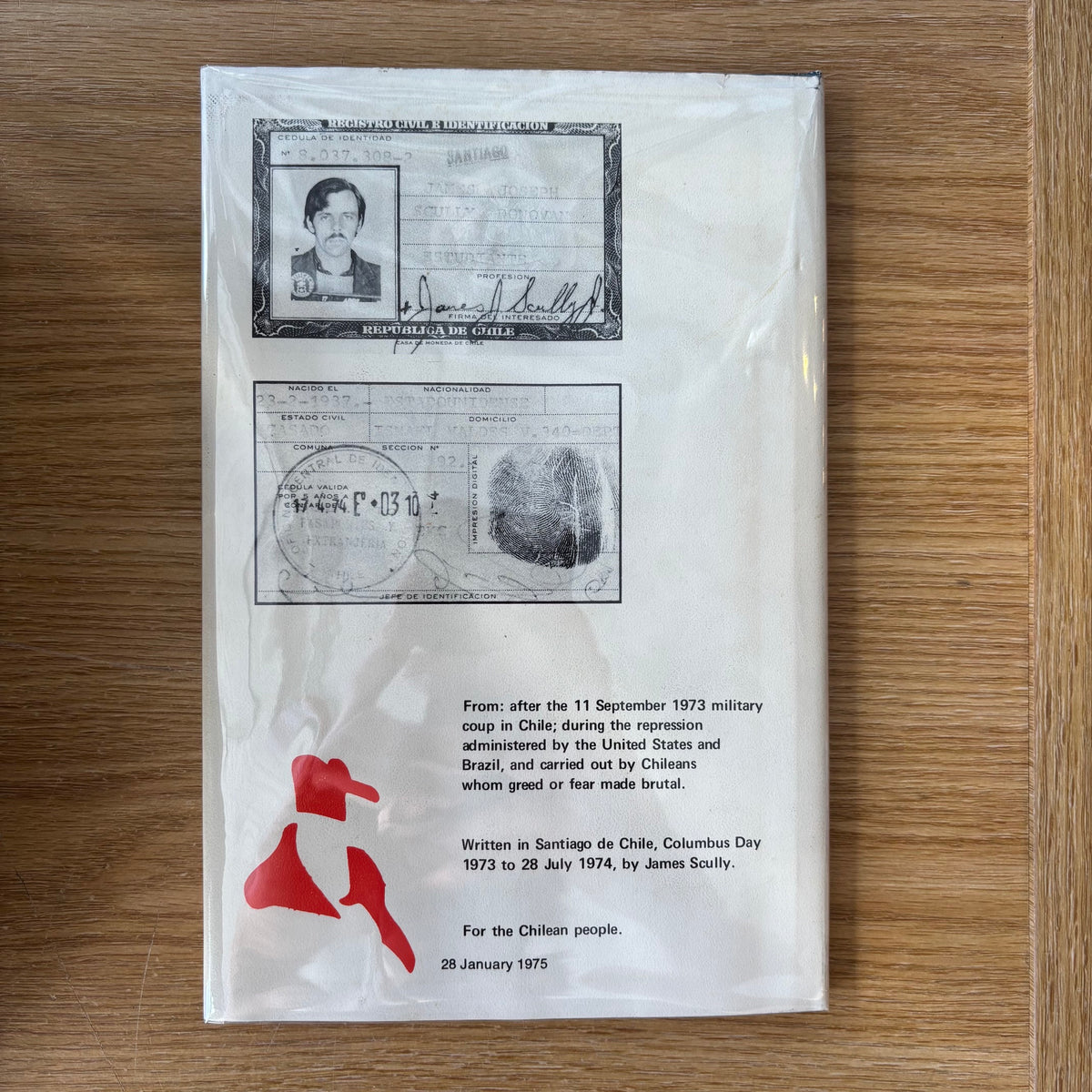 James Scully - Santiago Poems - Signed Limited Edition