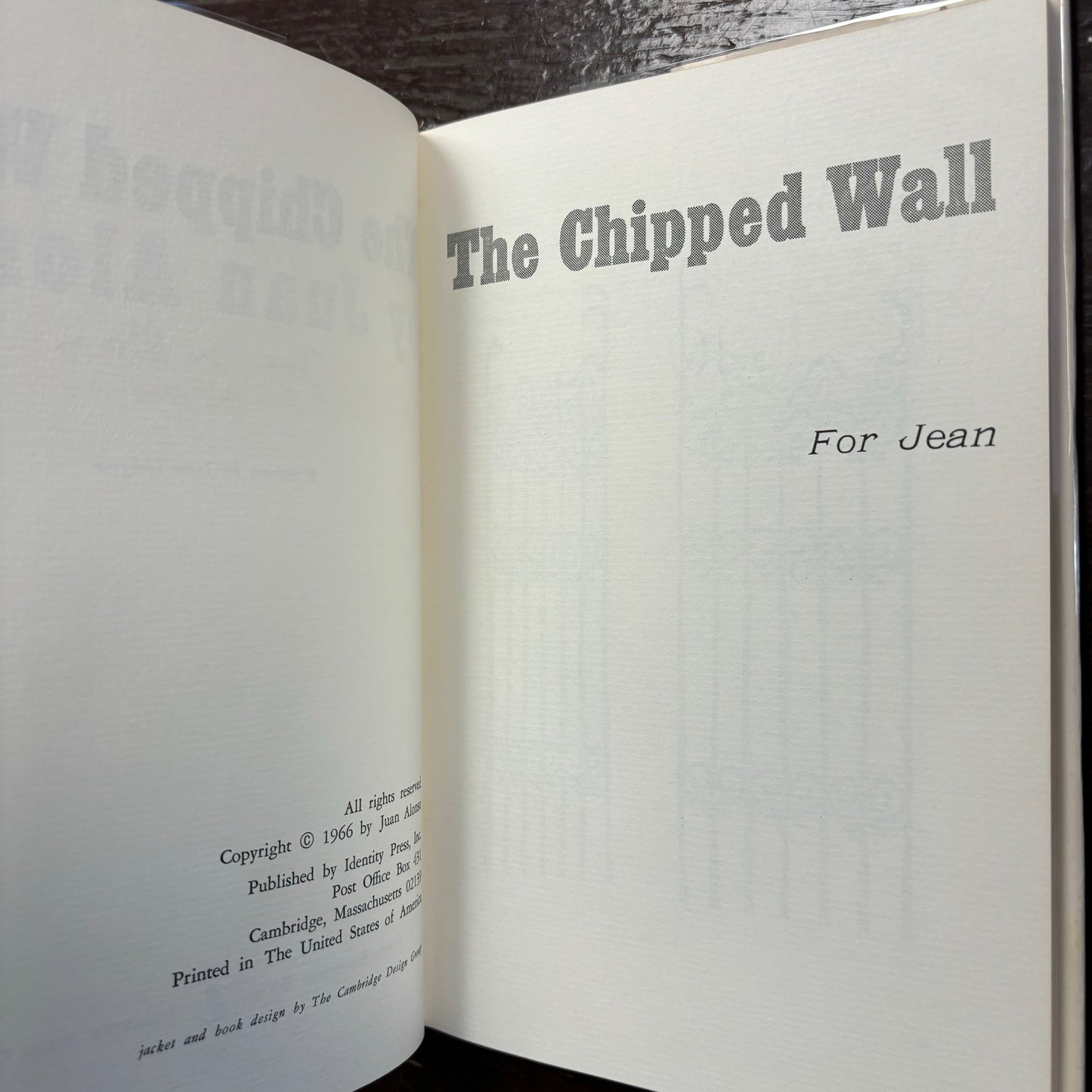 Juan Alonso - The Chipped Wall - Signed